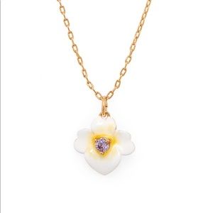 Kate spade yellow flower necklace